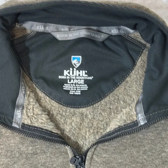 Kuhl Brown Zip Up Sweater with Classic Design - Picture 3 of 6